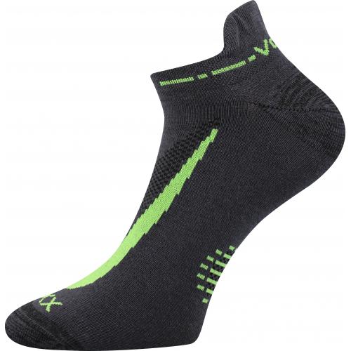 Ponožky unisex klasické Voxx Rex 10 - tmavo sivé-zelené
