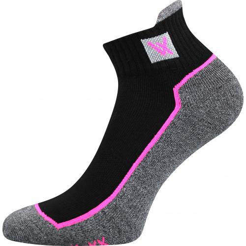 Ponožky unisex sportovní Voxx Nesty 01 - černé-růžové