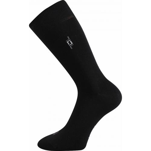 Ponožky pánske spoločenské Lonka Despok - čierne
