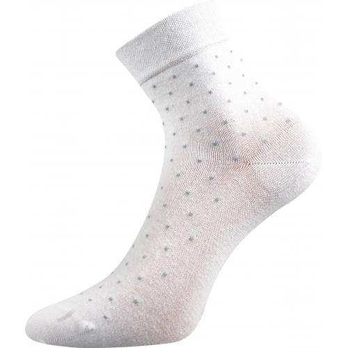 Ponožky dámské elegantní Lonka Fiona - bílé