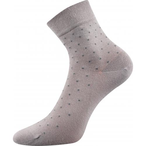 Ponožky dámske elegantné Lonka Fiona - svetlo sivé