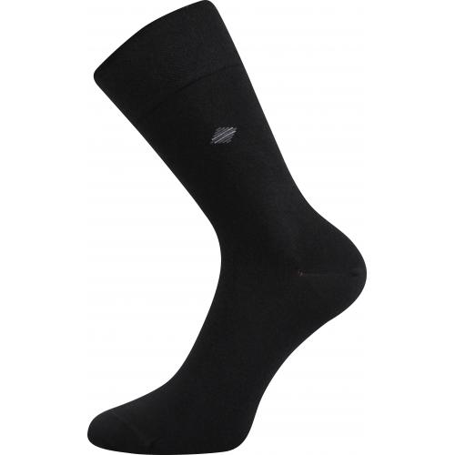 Ponožky pánske spoločenské Lonka Diagon - čierne