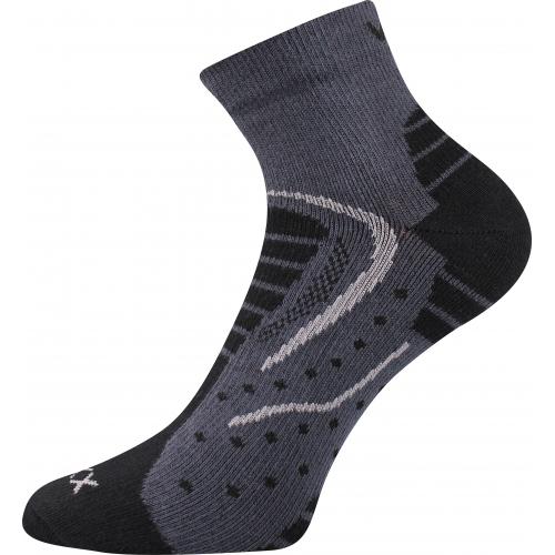 Ponožky športové unisex Voxx Dexter I - tmavo sivé