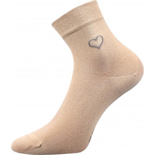 Ponožky elegantné dámske Lonka Filiona - béžové