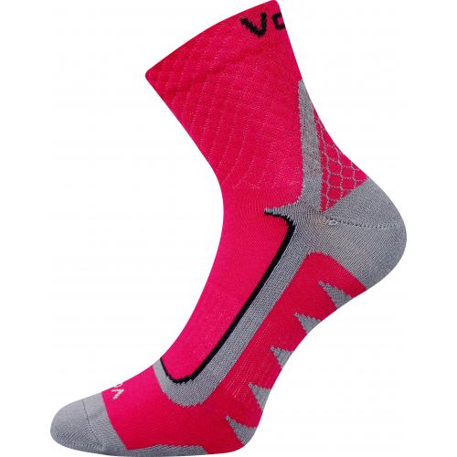 Ponožky športové unisex Voxx Kryptox - tmavo ružové