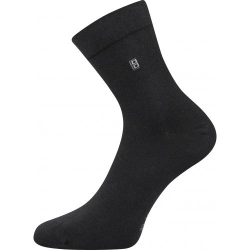 Ponožky pánské společenské Lonka Dagles - černé
