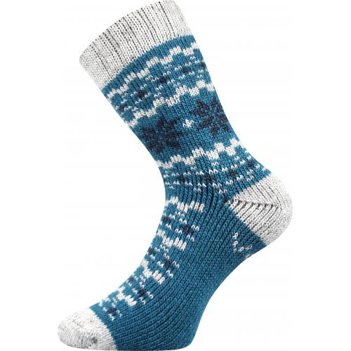 Ponožky unisex zimné Voxx Trondelag - modré-sivé