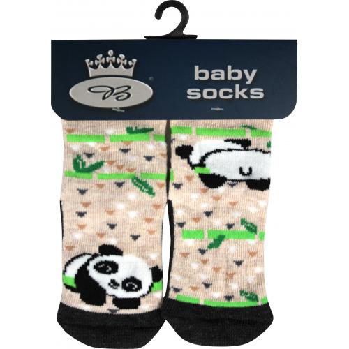 Ponožky dojčenskej Boma Dora Pandy - béžové