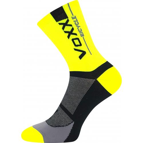 Ponožky sportovní unisex Voxx Stelvio CoolMax - žluté svítící