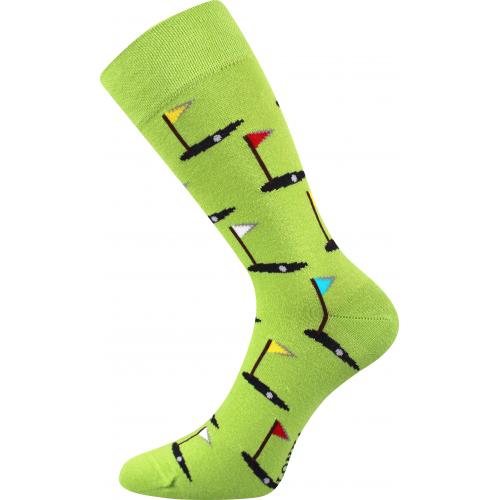 Ponožky trendy pánské Lonka Depate Golf - zelené