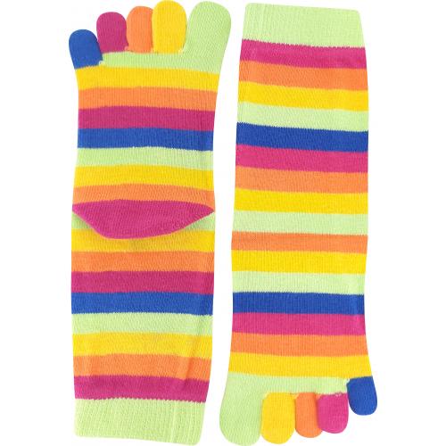 Ponožky unisex Boma Prsteň-a 10 Pruhy - farebné