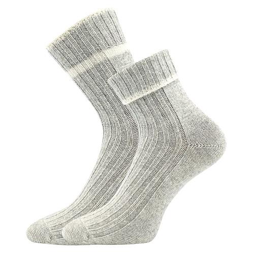 Ponožky dámské silné Voxx Civetta - světle šedé