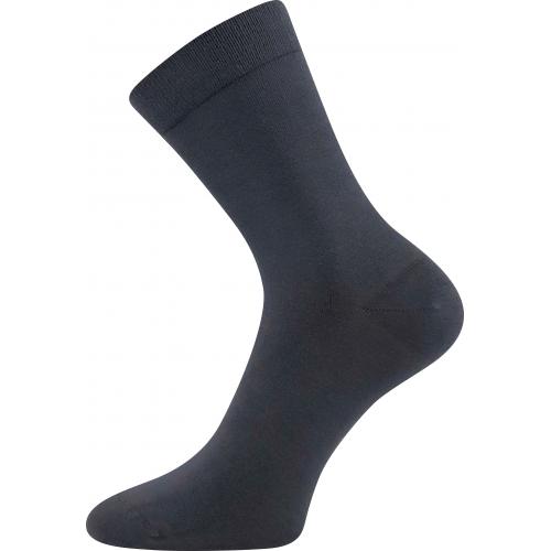 Ponožky unisex zdravotné Lonka Drmedik - tmavo sivé