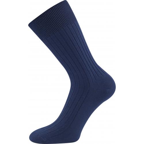 Ponožky pánské klasické Lonka Zebran - tmavě modré