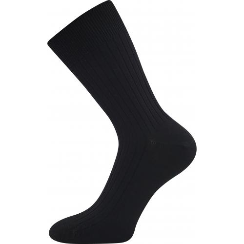 Ponožky pánské klasické Lonka Zebran - černé