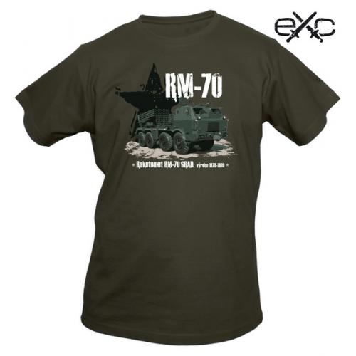 Tričko Exc RM-70 - olivové