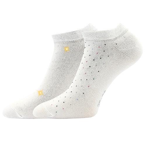 Ponožky dámske letné Boma Piki 82 2 páry - biele