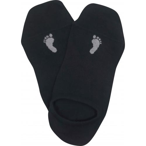 Ponožky unisex slabé Voxx Barefoot sneaker - čierne