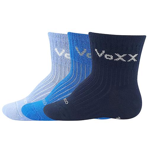 Ponožky kojenecké slabé Voxx Bambík 3 páry (světle modré, modré, navy)