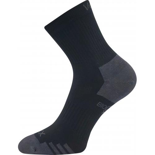 Ponožky unisex športové slabé Voxx Boaz - čierne