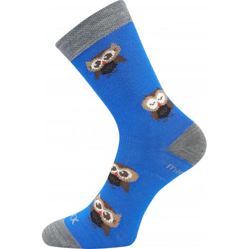 Ponožky dětské vlněné Voxx Sovik - modré