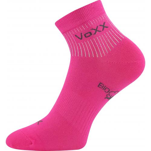 Ponožky unisex športové slabé Voxx Boby - tmavo ružové
