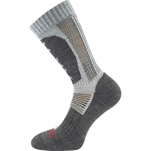 Ponožky unisex silné Voxx Nordick - svetlo sivé