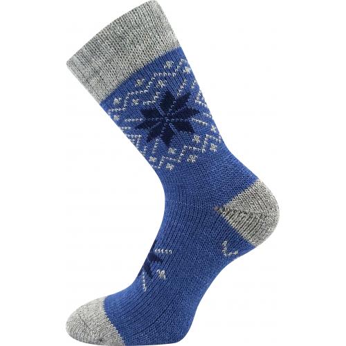Ponožky unisex silné Voxx Alta - modré-sivé
