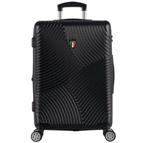 Cestovní kufr Tucci Srotolare T-0277/3-L ABS - černý