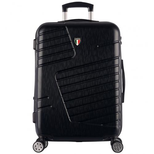 Cestovný kufor Tucci Boschetti T-0278/3-L ABS - čierny