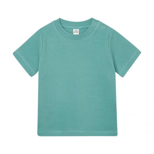Tričko detské Babybugz - modré-zelené