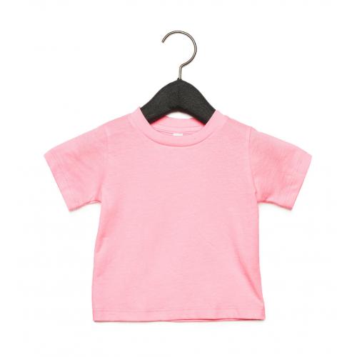 Tričko dětské Baby Jersey B + C s krátkým rukávem - růžové