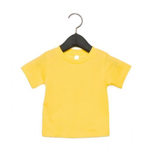 Tričko dětské Baby Jersey B + C s krátkým rukávem - žluté