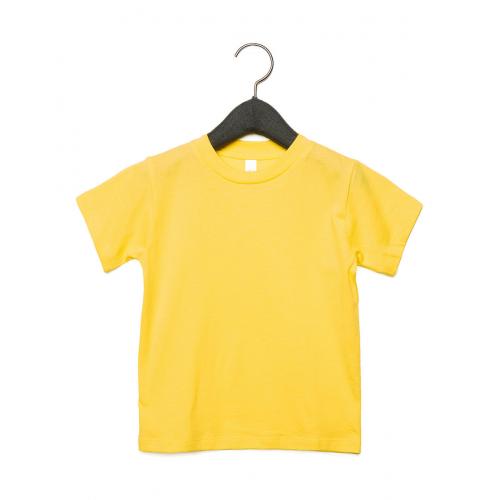 Tričko detské Toddler Jersey B + C s krátkym rukávom - žlté