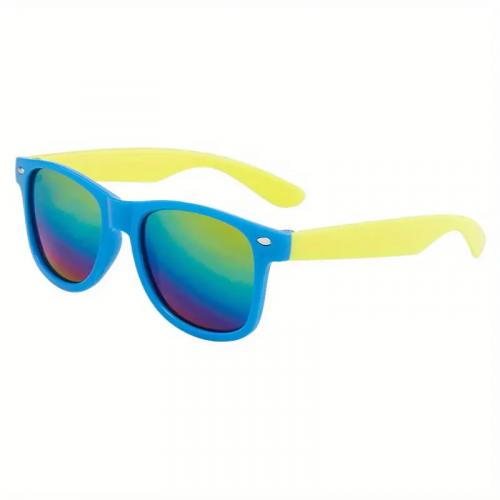 Retro brýle dětské Bist Wayfarer - modré-žluté