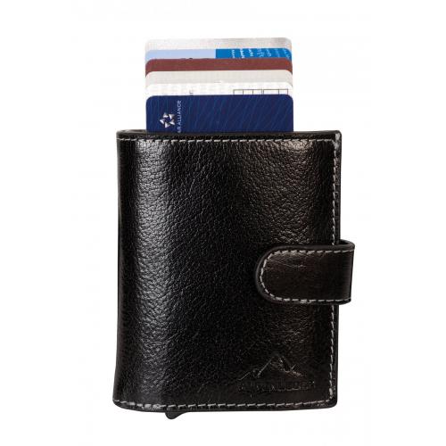 Peněženka Alpenleder Wallet Card Lift Easy - černá