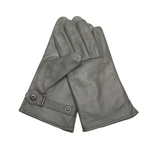 BW kožené rukavice - sivé