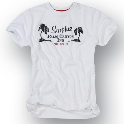 Tričko Surplus Palm - bílé
