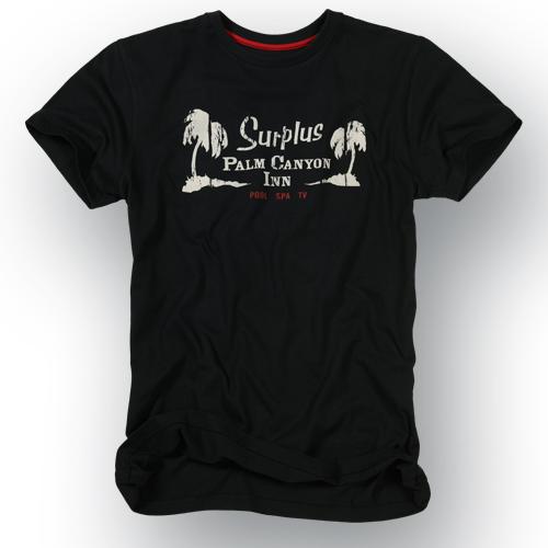Tričko Surplus Palm - černé