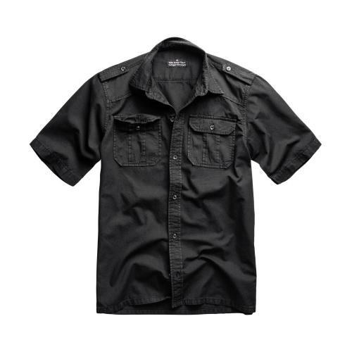 Košile Surplus M65 Basic Shirt s krátkým rukávem - černá