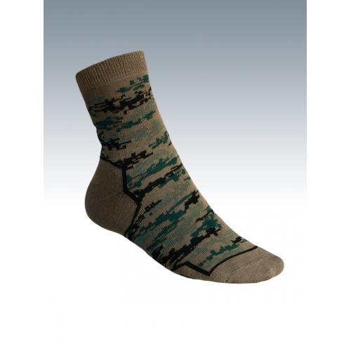 Ponožky se stříbrem Batac Classic - digital woodland