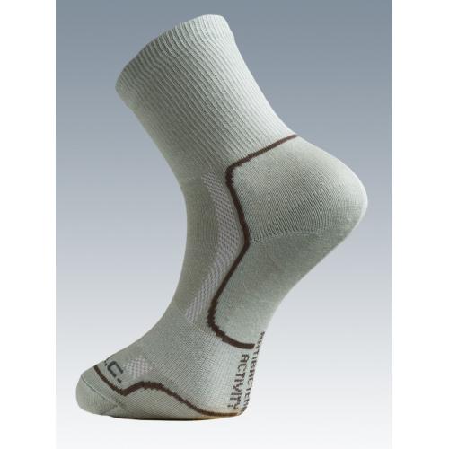 Ponožky so striebrom Batac Classic - svetlo zelené