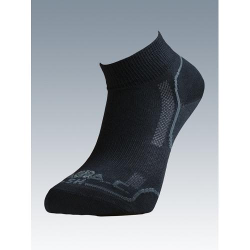 Ponožky so striebrom Batac Classic Short - čierne