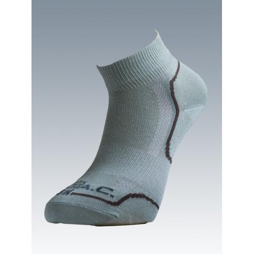 Ponožky so striebrom Batac Classic Short - svetlo zelené