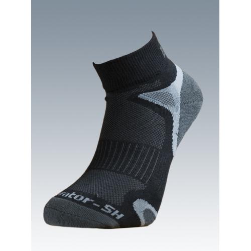Ponožky so striebrom Batac Operator Short - čierne