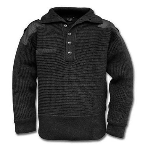 Rakúsky vlnený sveter - čierny
